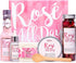 6Pcs Spa Gift Set, Rose Gift Basket